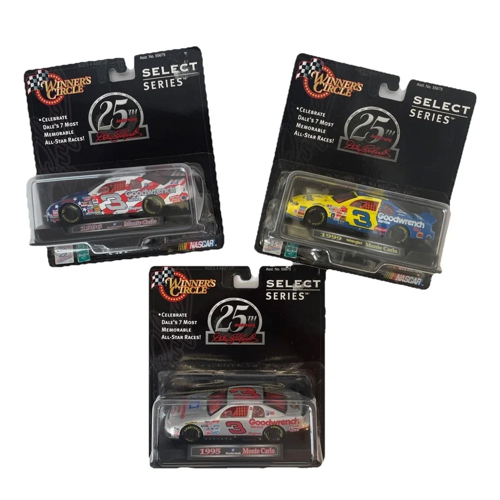 Dale Earnhardt 25th Anniversary Winners Circle 1/43 DiecastCarLot 1995 1996 1999